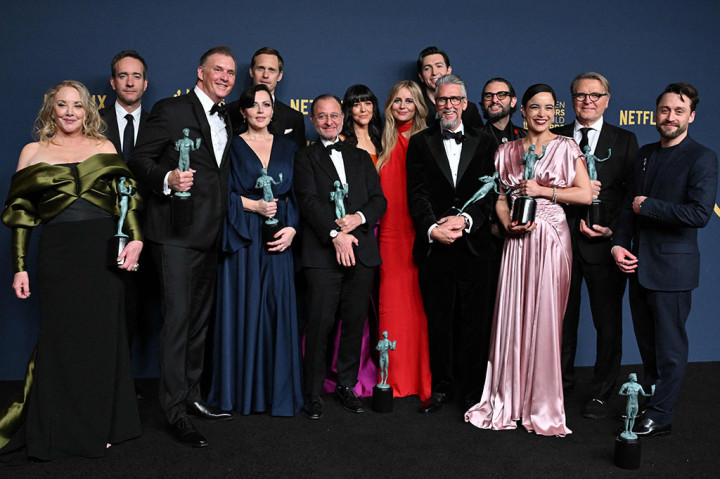 Para Aktor Hollywood Bawakan Bakatnya di Karpet Merah SAG Awards