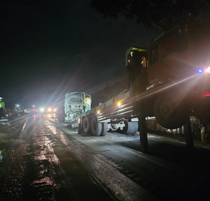 Kebutuhan BBM di Dumai Aman Usai Kecelakaan Mobil Tangki