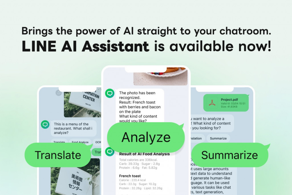 AI Assistant kini tersedia di Line Messenger