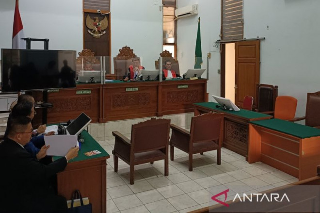 Sidang perdana gugatan perdata keluarga Brigadir J di PN Jaksel. ANTARA/Khaerul Izan
