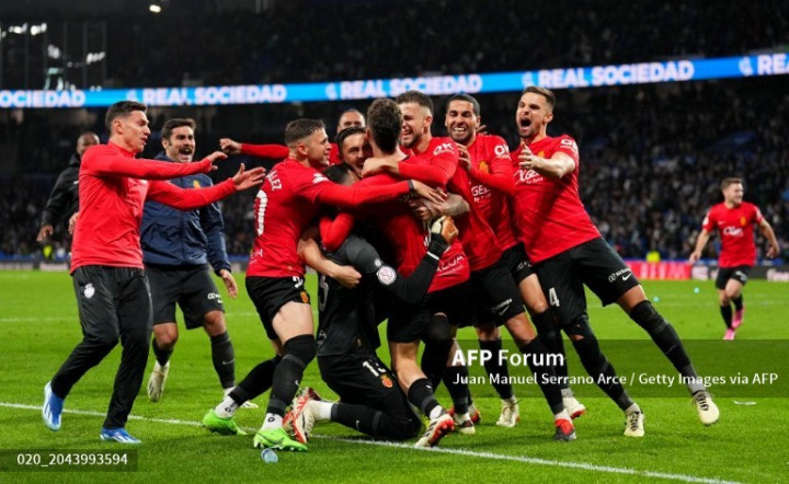 Mallorca ke Final Copa del Rey, Singkirkan Sociedad Lewat Adu Penalti