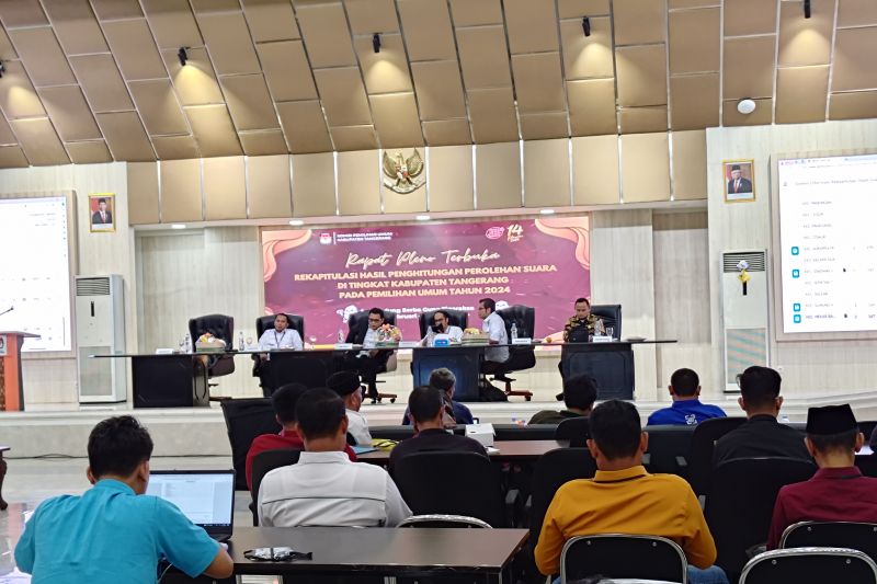 Tahapan Rekapitulasi Suara Pemilu di Tangerang Dihentikan