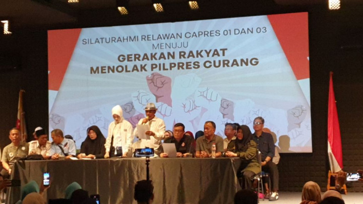 Usut Kecurangan Pilpres 2024, Ini Tuntutan Relawan Anies-Muhaimin dan Ganjar-Mahfud