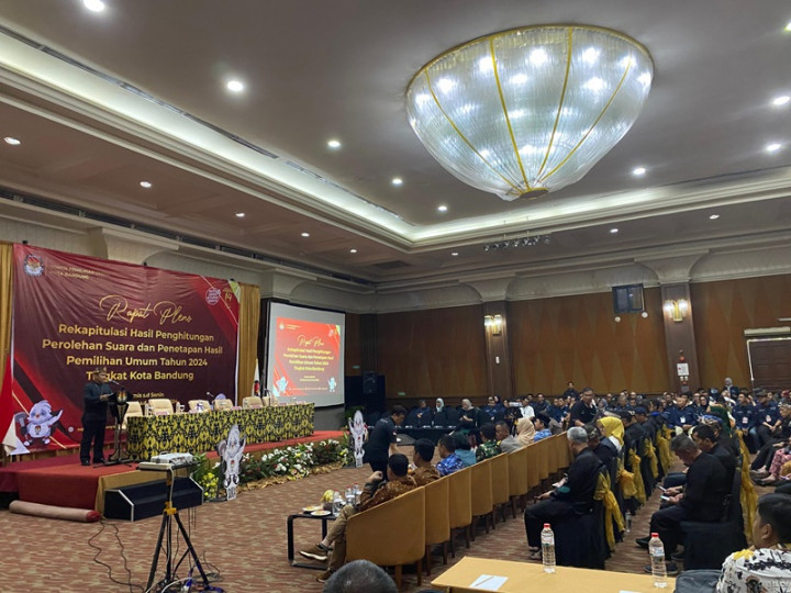 KPU Kota Bandung Mulai Pleno Rekapitulasi Suara Pemilu 2024