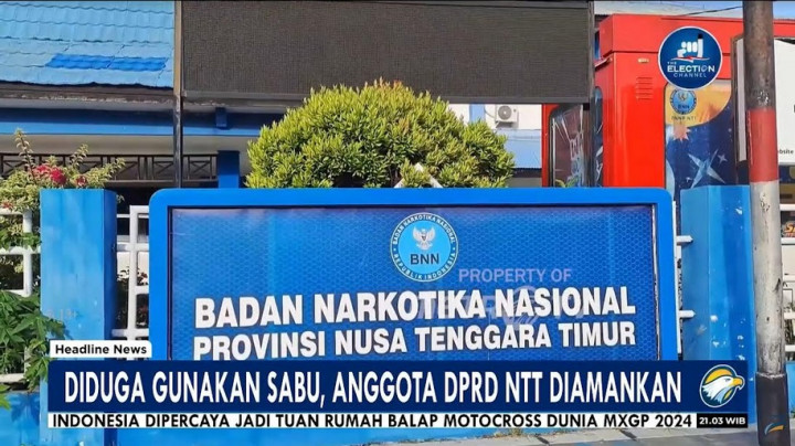 BNN NTT Tangkap Anggota DPRD, Positif Konsumsi Sabu