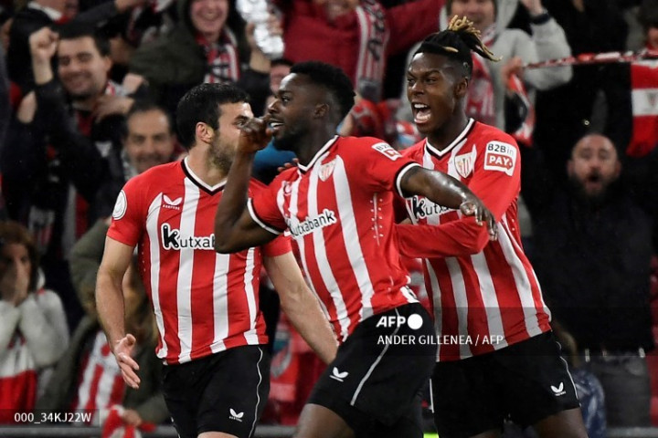 Williams Bersaudara Antar Bilbao Singkirkan Atletico Madrid di Semifinal Copa del Rey