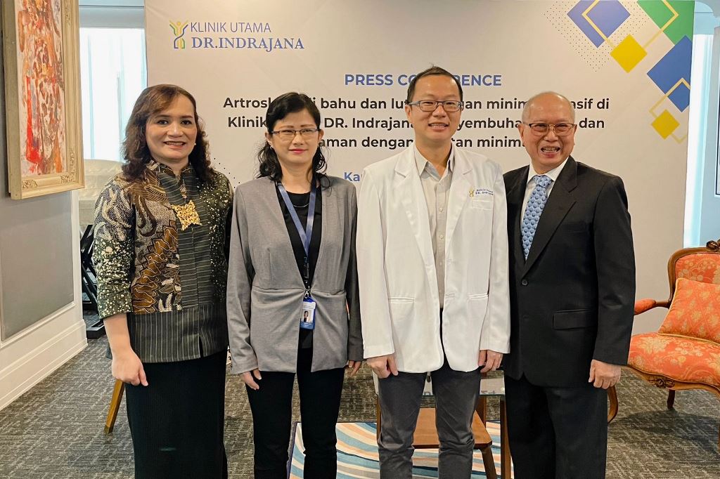 Press Conference Klinik Utama DR Indrajana terkait metode Artskopi. Dok. Ist
