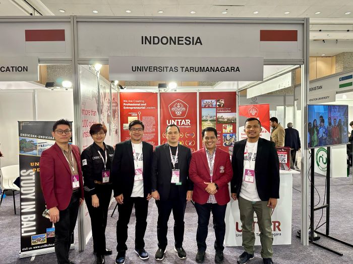 Untar Jadi Satu-satunya PTS Indonesia di Pameran Pendidikan Tinggi EURIE 2024 Turki