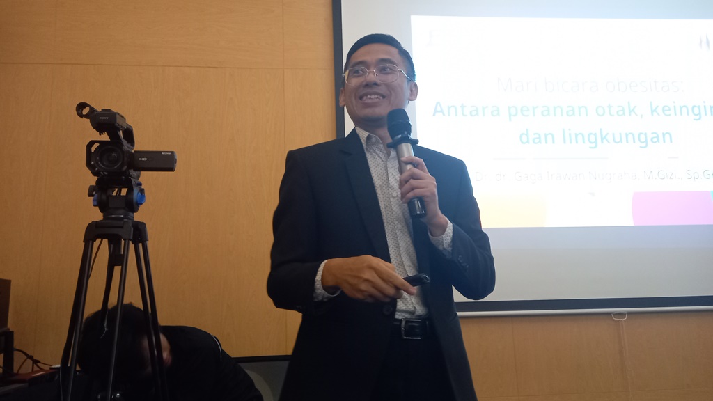 Dokter spesialis gizi klinik Dr. dr. Gaga Irawan Nugraha, M. Gizi., Sp.GK(K). Dok. Aulia/Medcom