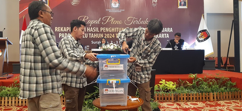 Solo Memulai Rekapitulasi Suara