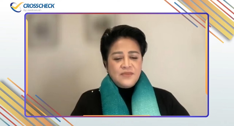 Pengamat pertahanan dan militer Connie Rahakundini Bakrie. Crosscheck Medcom.id