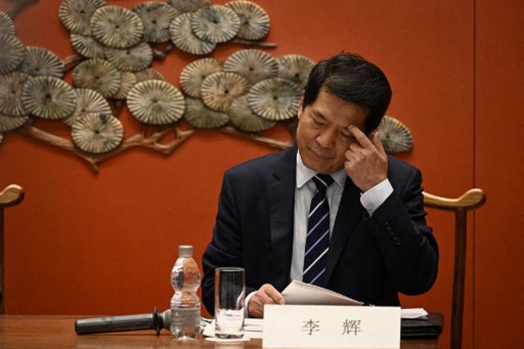 Perwakilan Khusus Tiongkok untuk Urusan Eurasia, Li Hui. (Jade Gao / AFP)