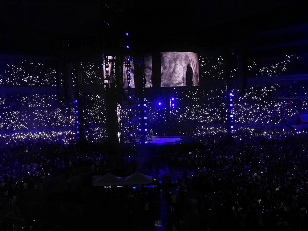 Konser Ed Shheran di Jakarta (Foto: Medcom/Rafi)