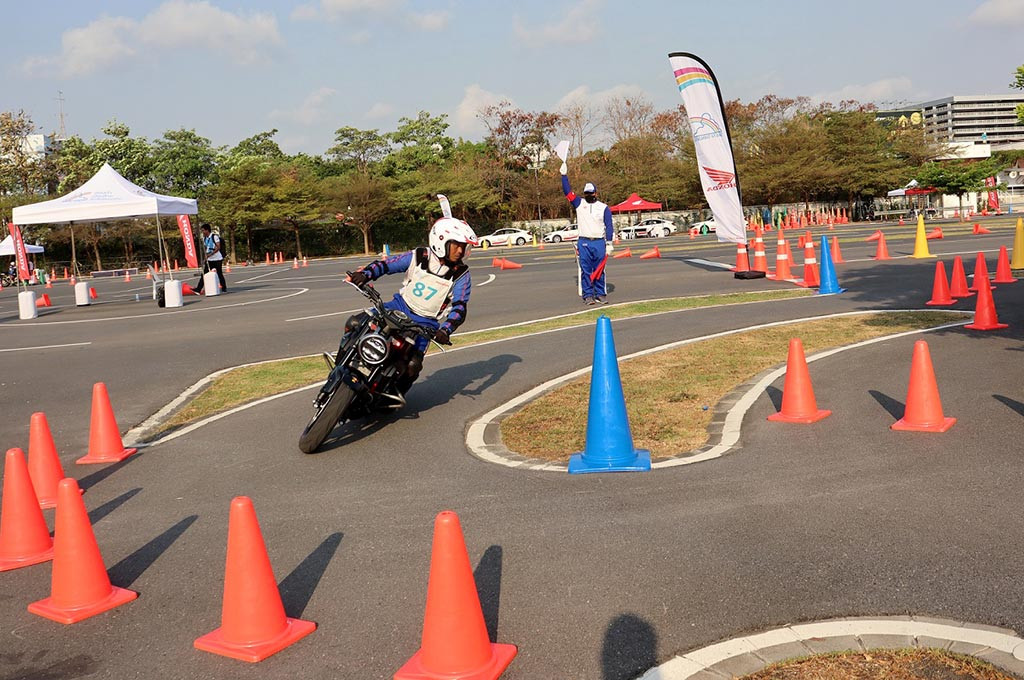 Kompetisi instruktur safety riding  di The 2nd Asia-Oceania Honda Safety Instructor Competition 2024. Honda