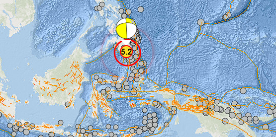 Gempa di Pulau Karatung Sulut Jenis Menengah