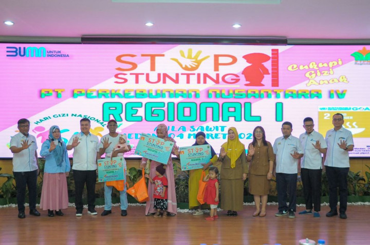 2024, PTPN IV Regional I Galakkan Pengentasan <i>Stunting</i> di Sumut