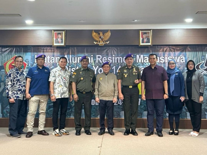 Rektor Lantik Ketua Ikatan Alumni Resimen Mahasiswa Universitas Trisakti