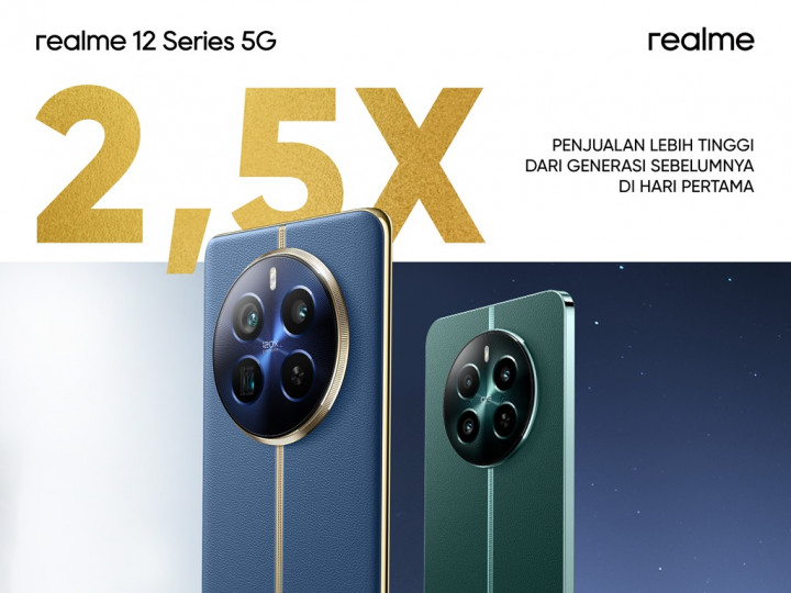 realme 12 Pro+ 5G Klaim Salip Penjualan Kompetitor