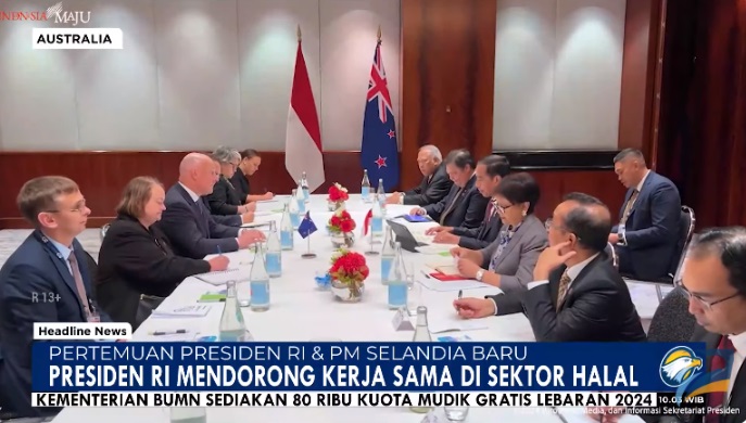 Jokowi Bertemu PM Selandia Baru, Ini Sejumlah Isu yang Dibahas