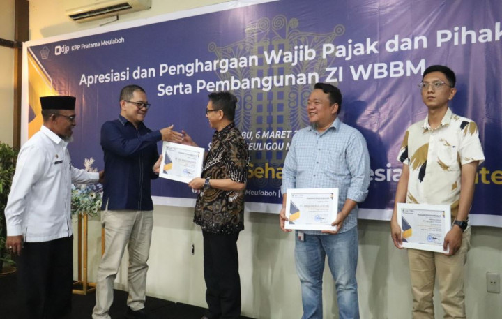 Realisasi Penerimaan Pajak KPP Pratama Meulaboh Rp1,43 T, 62% dari Sektor Pertambangan