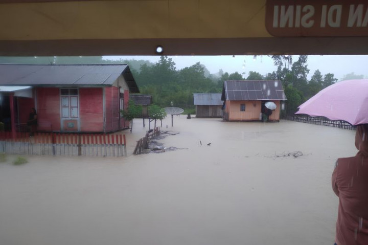 2 Rumah di Buol Hanyut Terseret Banjir