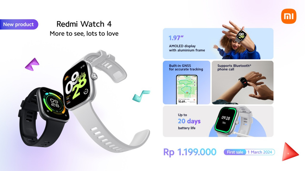 Harga dan Spesifikasi Redmi Watch 4