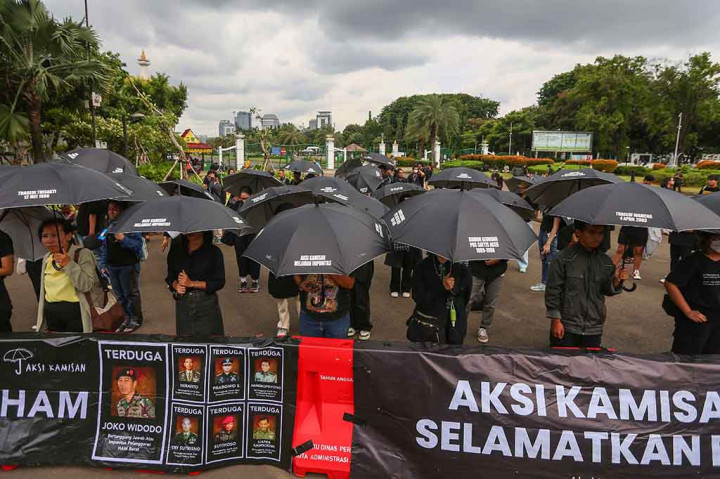 Potret Aksi Kamisan ke-808