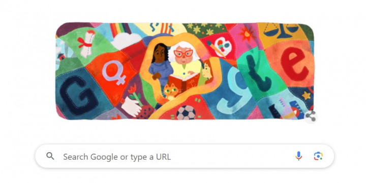 Google Doodle Rayakan Hari Perempuan Sedunia 2024, Ini Sejarah dan Temanya