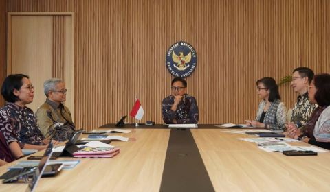 Menteri Kesehatan Budi Gunadi Sadikin saat menerima kunjungan Tanoto Foundation (Dok.Tanoto Foundation)