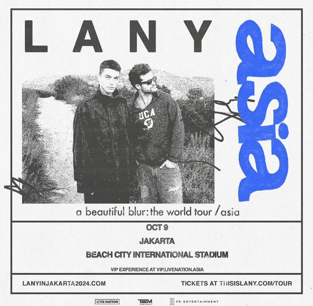 Poster konser LANY (Foto: PK Entertainment)