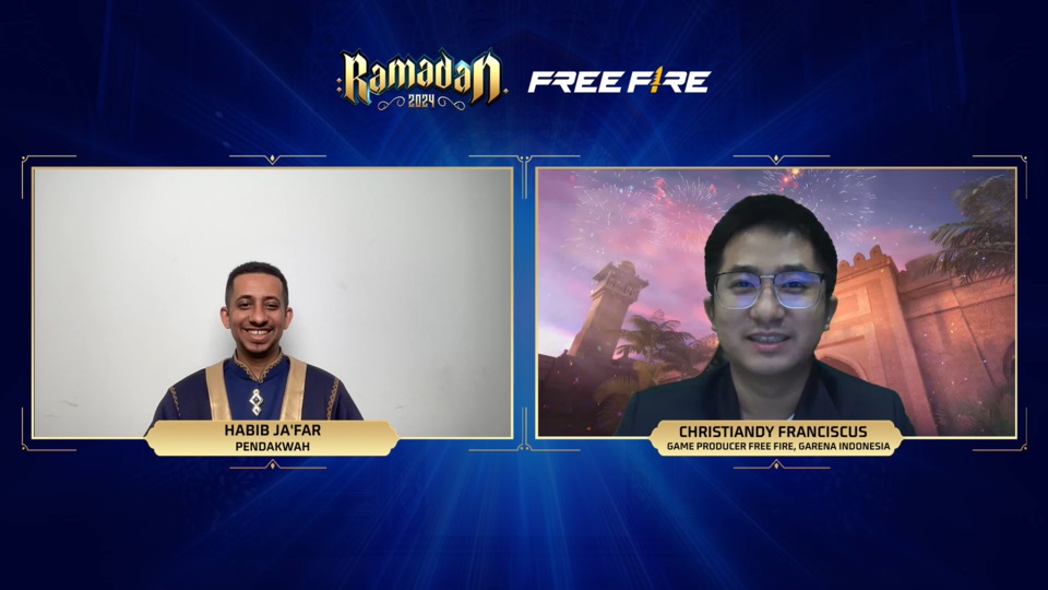 Free Fire menggelar rangkaian program ramadan dan menggandeng Habib Ja'far Al Hadar.