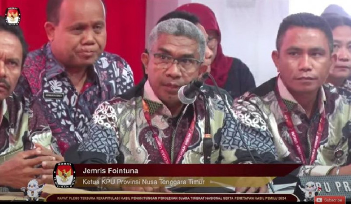 KPU Sahkan Perolehan Suara di NTT