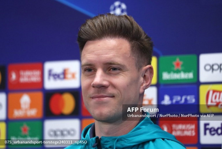 Ter Stegen Sedih Ditinggal Xavi