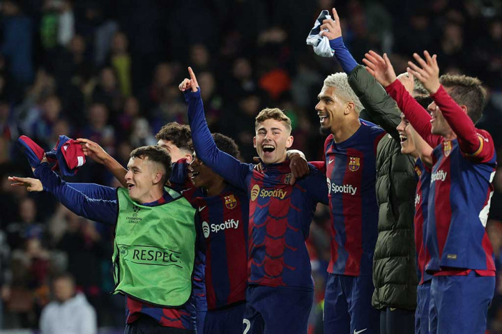 Liga Champions: Gilas Napoli 3-1, Barcelona ke Perempat Final