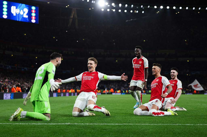Liga Champions: Arsenal Menang Adu Penalti 4-2 atas Porto