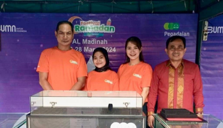 Pegadaian Area Surabaya 2 Gelar Festival Ramadan, Bazar Lelang Emas dan Santunan Anak Yatim