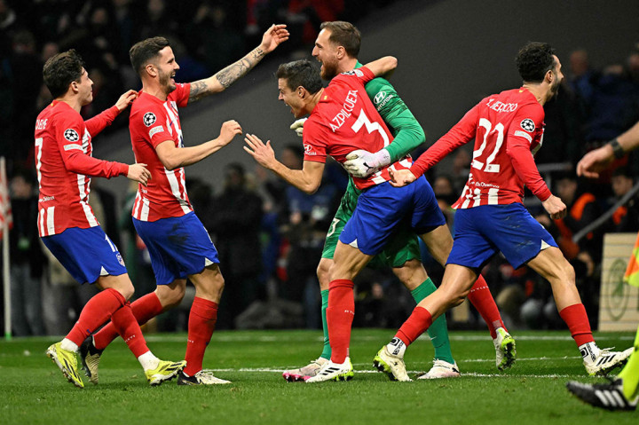 Liga Champions: Menang Adu Penalti, Atletico ke Perempat Final