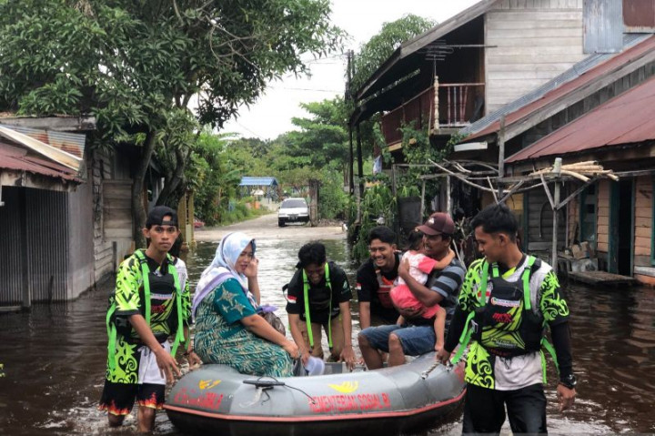 4 Korban Tenggelam Bencana Banjir di Palangkaraya Ditemukan Meninggal