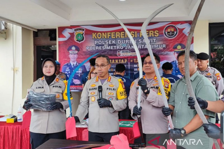 4 Pelaku Tawuran di Duren Sawit Ditangkap