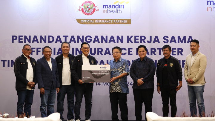 PSSI Jalin Kerja Sama dengan Mandiri Inhealth