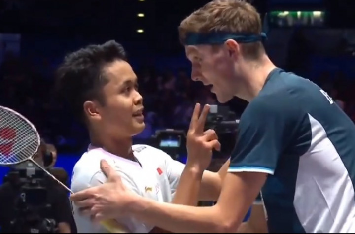 Kemenangan Ginting Diwarnai Kemarahan Axelsen, Ini Penyebabnya