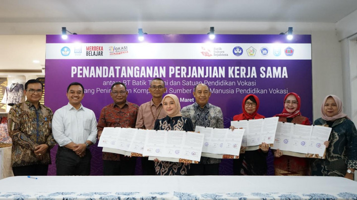 5 SMK Prodi Busana Teken PKS dengan Industri Batik, Ini 7 Ruang Lingkupnya