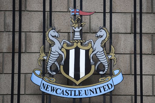 Logo Newcastle United. (Oli SCARFF / AFP)