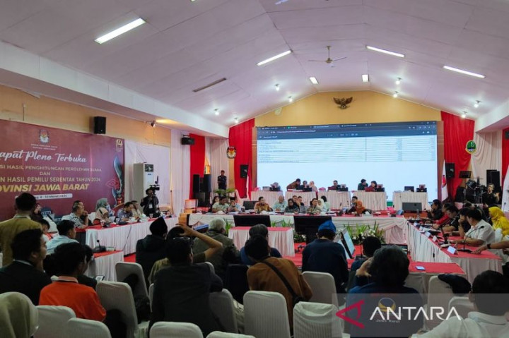 KPU Jabar Segera Kirim Hasil Pleno Pemilu 2024 Malam Ini ke Pusat