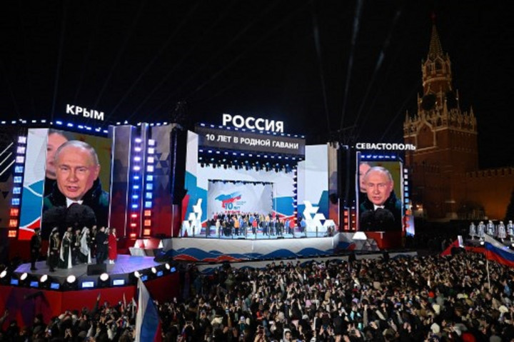 Putin Puji Aneksasi Krimea usai Kemenangan di Pemilu Rusia 2024