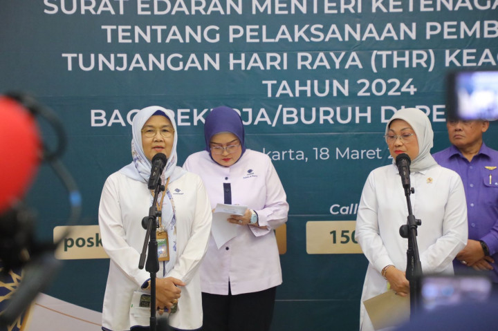 Kemenaker: Pengusaha yang Telat Bayar THR Bakal Didenda 5 Persen