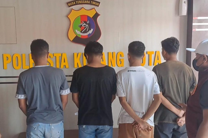 Keroyok Anggota TNI, 4 Pelaku Diamankan Polisi
