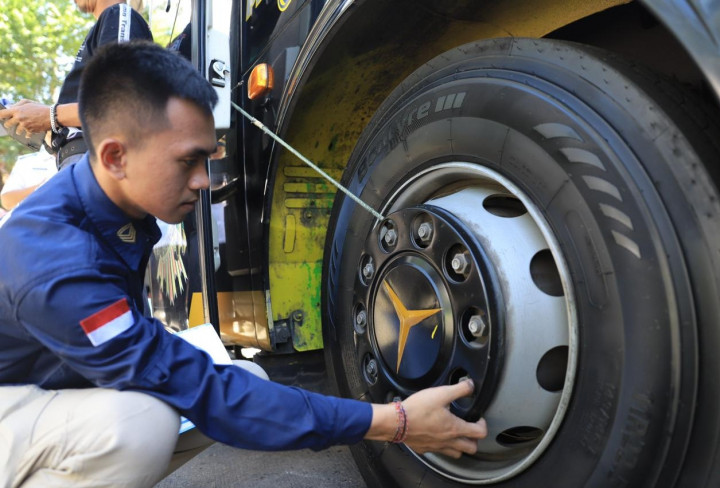 Dishub Tangerang Cek Kelaikan Angkutan Bus Jelang Arus Mudik Lebaran