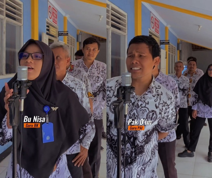 Keren! Guru SMP Belajar Vokal Lagu Ceria- J-Rocks Sampai Dikomen Vokalisnya