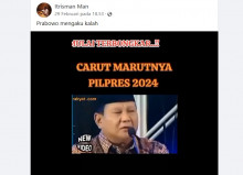 Cek Fakta: Prabowo Mengaku Kalah di Pilpres 2024, Ini Faktanya